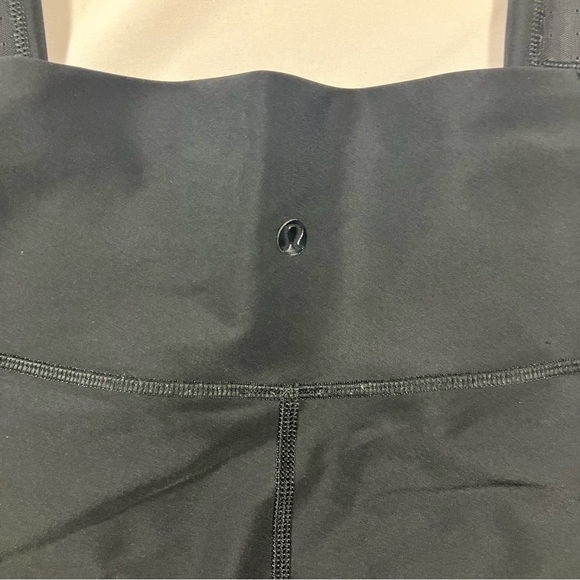 Lululemon Wunder Under Pant Hi-Rise Tech Mesh Black sz 2 - Picture 8 of 9